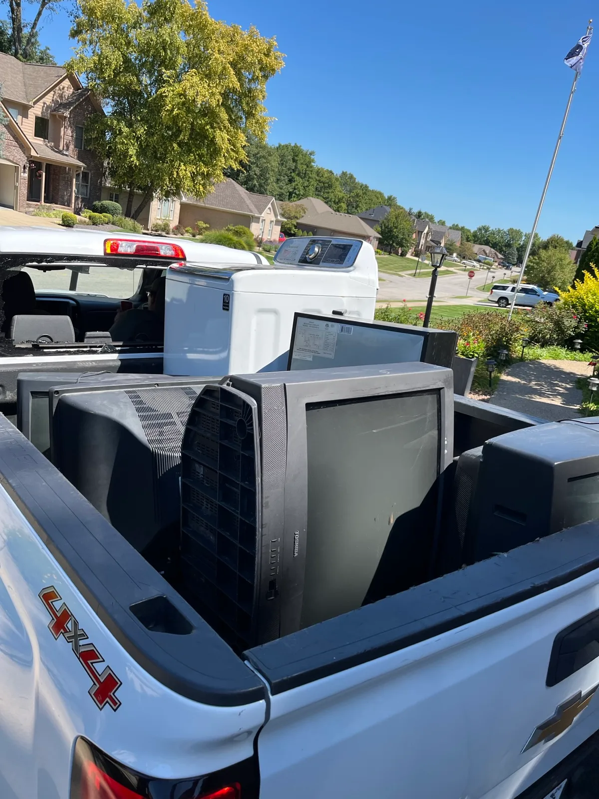 Washer picked up for $11 by Indy Pickup 1111 versus a $129+ minimum from full-service haulers in Indianapolis